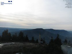 Pohled na jihozápad, Smrk