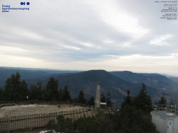 Pohled na jihozápad, Smrk