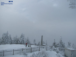 Pohled na jihozápad, Smrk