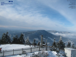 Pohled na jihozápad, Smrk