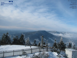 Pohled na jihozápad, Smrk