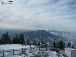 Pohled na jihozápad, Smrk