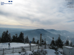 Pohled na jihozápad, Smrk