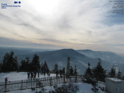 Pohled na jihozápad, Smrk