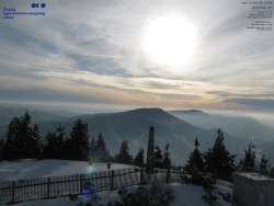 Pohled na jihozápad, Smrk