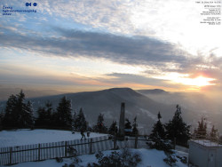 Pohled na jihozápad, Smrk