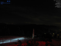 Pohled na jihozápad, Smrk