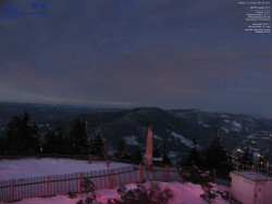 Pohled na jihozápad, Smrk