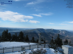 Lysá hora - Pohled na jihozápad, Smrk - 26.2.2026 v 09:30 Lysá hora - Pohled na jihozápad, Smrk - 26.2.2026 v 09:30