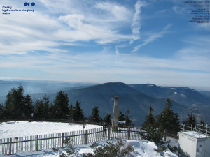 Lysá hora - Pohled na jihozápad, Smrk - 26.2.2026 v 11:30 Lysá hora - Pohled na jihozápad, Smrk - 26.2.2026 v 11:30