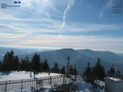 Pohled na jihozápad, Smrk