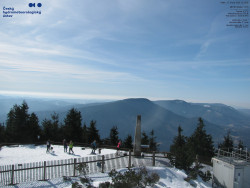 Pohled na jihozápad, Smrk