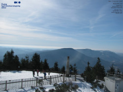 Pohled na jihozápad, Smrk