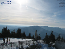 Pohled na jihozápad, Smrk