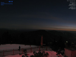 Pohled na jihozápad, Smrk