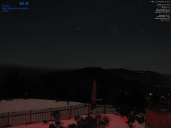 Pohled na jihozápad, Smrk