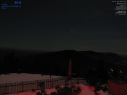 Pohled na jihozápad, Smrk