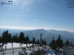 Pohled na jihozápad, Smrk