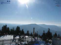 Pohled na jihozápad, Smrk