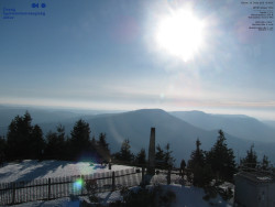 Pohled na jihozápad, Smrk