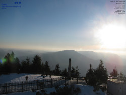 Pohled na jihozápad, Smrk