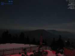 Pohled na jihozápad, Smrk