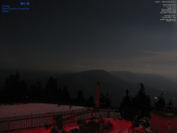 Pohled na jihozápad, Smrk