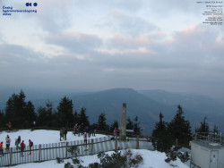 Pohled na jihozápad, Smrk