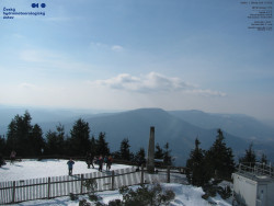 Pohled na jihozápad, Smrk