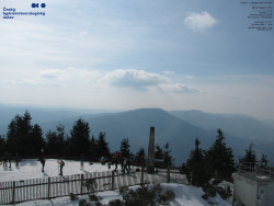 Pohled na jihozápad, Smrk