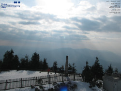 Pohled na jihozápad, Smrk