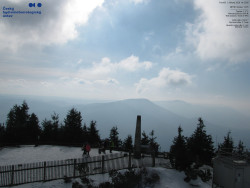 Pohled na jihozápad, Smrk