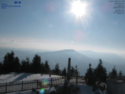 Pohled na jihozápad, Smrk