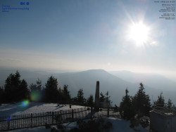 Pohled na jihozápad, Smrk