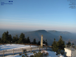 Pohled na jihozápad, Smrk