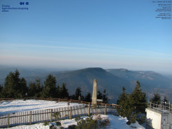 Pohled na jihozápad, Smrk