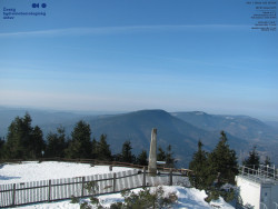 Pohled na jihozápad, Smrk