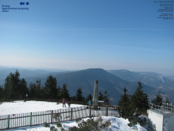 Pohled na jihozápad, Smrk