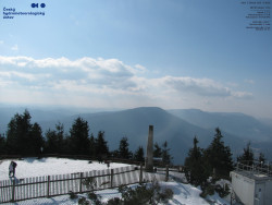 Pohled na jihozápad, Smrk