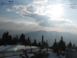 Pohled na jihozápad, Smrk