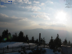 Pohled na jihozápad, Smrk