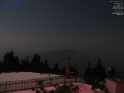 Pohled na jihozápad, Smrk