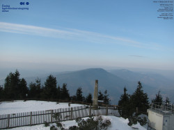 Pohled na jihozápad, Smrk