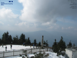 Pohled na jihozápad, Smrk