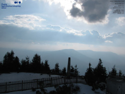 Pohled na jihozápad, Smrk