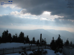 Pohled na jihozápad, Smrk