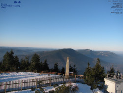 Pohled na jihozápad, Smrk