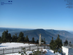 Pohled na jihozápad, Smrk