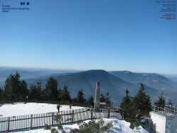 Pohled na jihozápad, Smrk