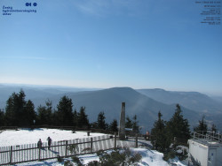 Pohled na jihozápad, Smrk